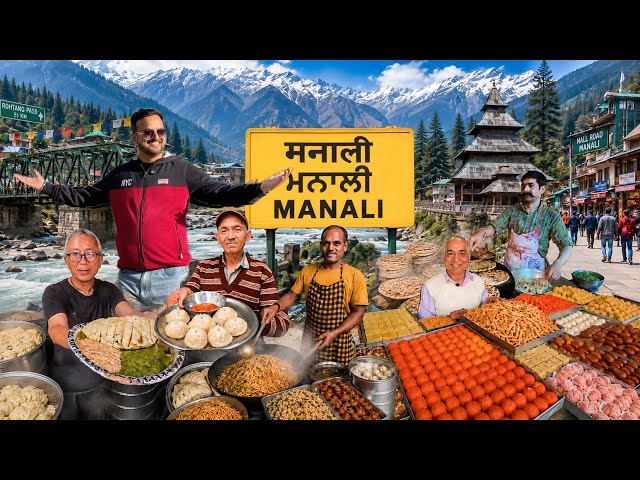 Manali Street Food Tour | Manali Mall Road Food | Manali Sightseeing | Manali Breakfast | Manali