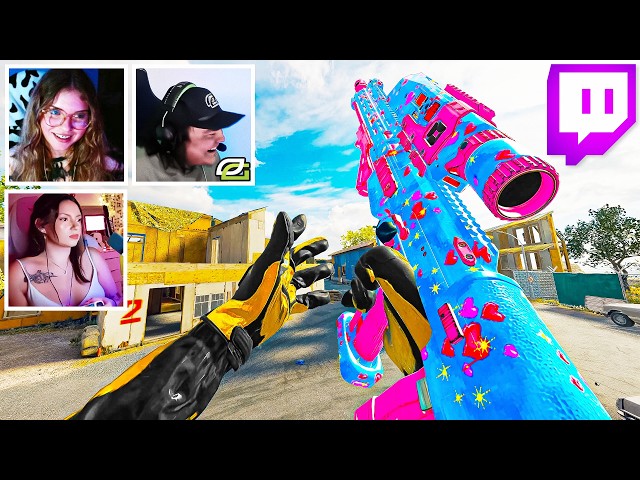 Killing Twitch Streamers in COD Search and Destroy (HILARIOUS REACTIONS)