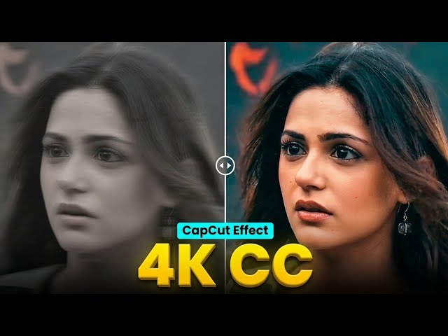 4K CC Effect in CapCut | Turn Normal Videos Into 4K 🤯💀