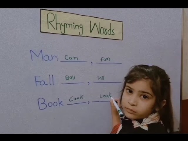 Rhyming Words (Activity Based Learning) 