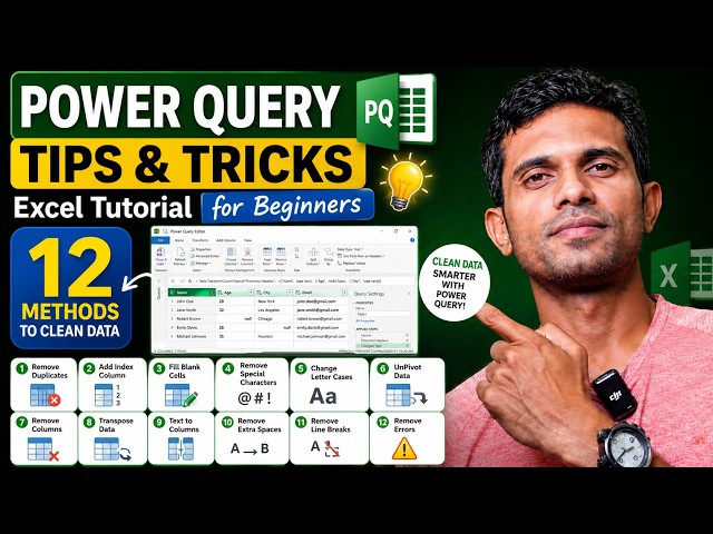Power Query Tips and Tricks - Excel Tutorial for Beginners