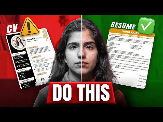 Perfect Resume Guide for Freshers in 2025!!