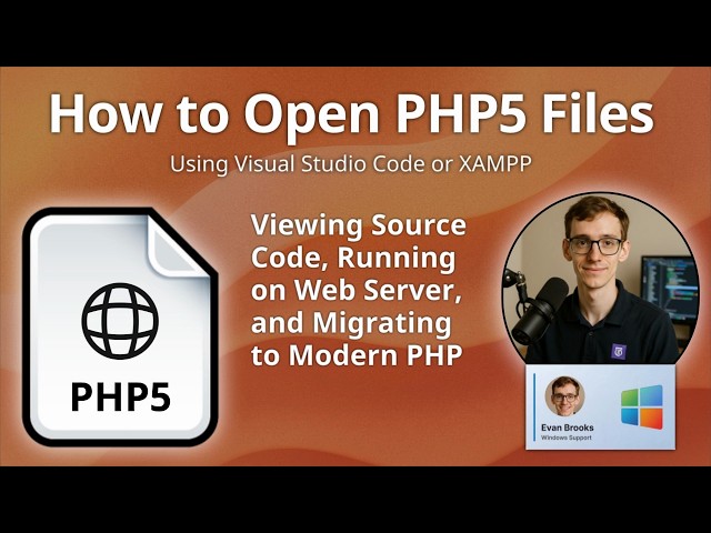 How to Open PHP5 Files (PHP 5 Web Page)