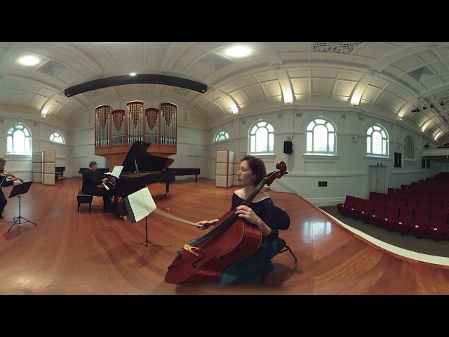 Espana, Op. 165: II. Tango (Piano Trio) at Melba Hall (VR/360 with Spatial Sound)