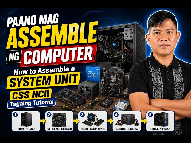 Assembling and Disassembling a Computer System | PAANO MAG BUO  NG COMPUTER STEP BY STEP TUTORIAL