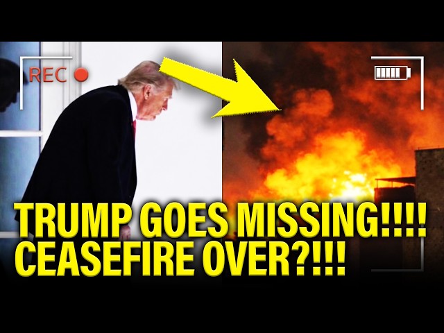 Trump GOES MISSING after STRIKES LAUNCHED!!