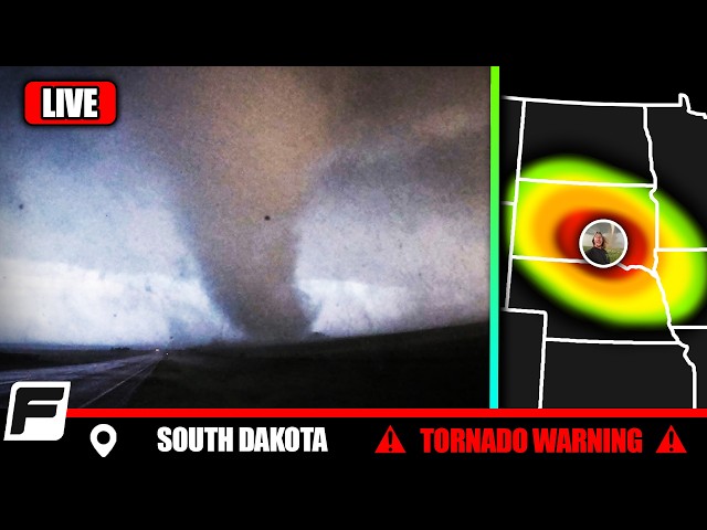 🔴 LIVE Storm Chasers - INCREASING TORNADO THREAT - South Dakota