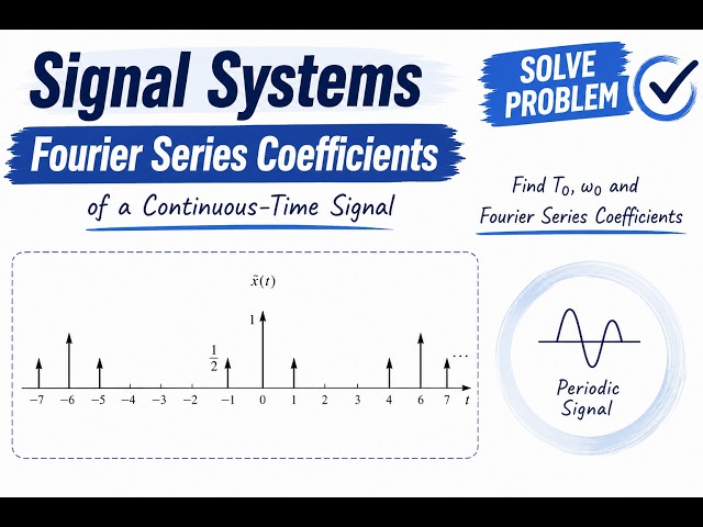 Signal Systems | Finding Fourier Series Coefficients Using Impulse Signals | Solved Problem