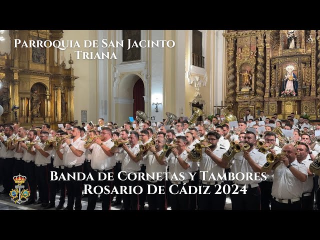 [4K] Rosario de Cádiz - Concierto en la Parroquia de San Jacinto 2024 (Completo) Sevilla