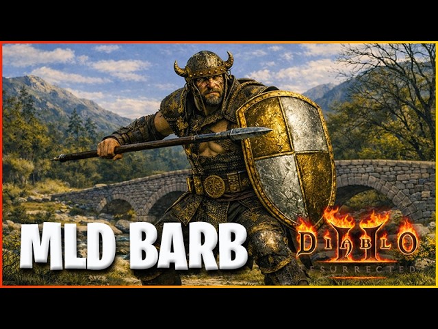 MLD Barb Guide - Cheap Builds & Basic Tactics [D2R MLD PvP]