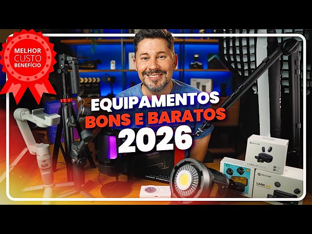 Good and inexpensive equipment for recording videos in 2026.