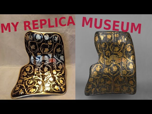 Crafting a medieval Targe Shield replica, only with the original Materials