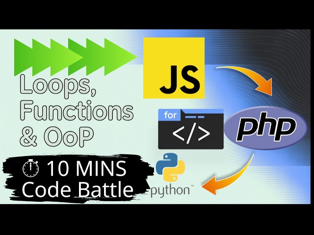 Python vs JavaScript vs PHP [2C] Loops & Functions Deep Dive!