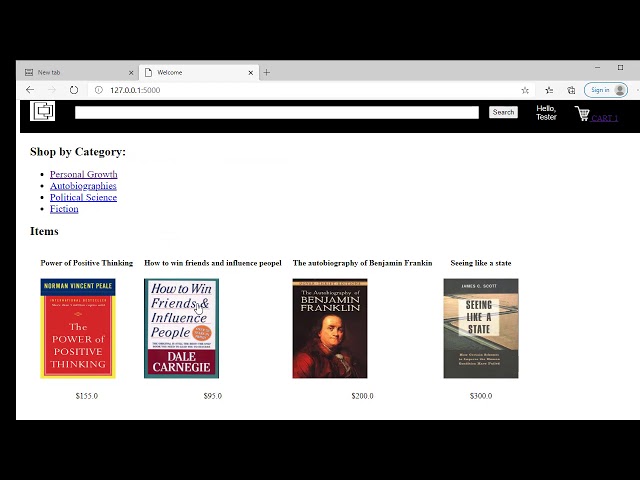 Shopping Cart - Project Source Code In Python
