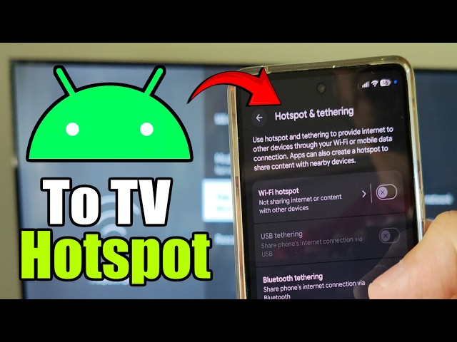 How To Connect Mobile Hotspot To Any Smart TV (Best Method)