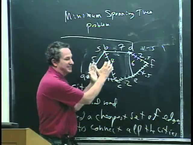 Start of minimum spanning tree problem