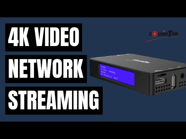 How to Set Up 4K Live Streaming with Zowietek - 4K HDMI NDI Video Encoder/Decoder