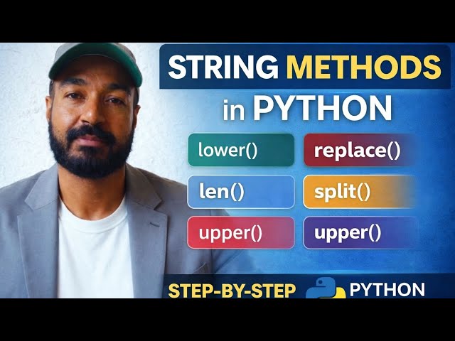 Python String Methods Explained | Python for Beginners | Python for AI