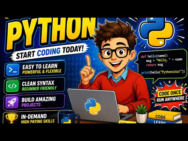 Python for Beginners | Learn Python from Scratch | Complete Beginner's Course (2026)