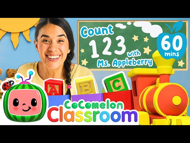 Easy as 123 Learn Counting with Ms. Appleberry | Toddler Learning | CoComelon Classroom for Kids