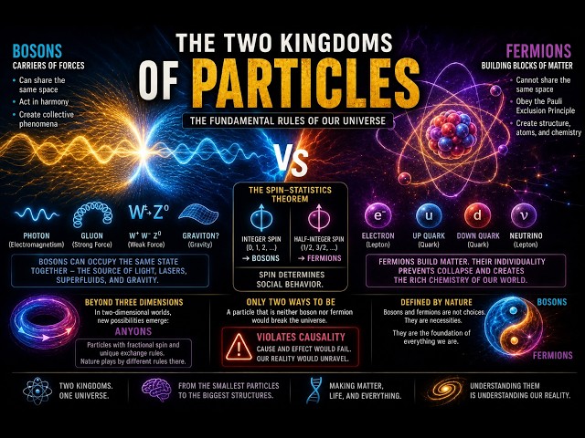 The Boundary Conditions of Reality | Why 3D Space Demands Two Particle Types