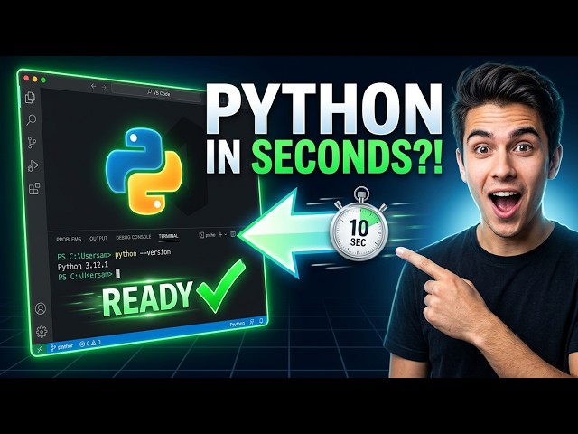 I Installed Python in VS Code WAY Too Fast 😳🐍
