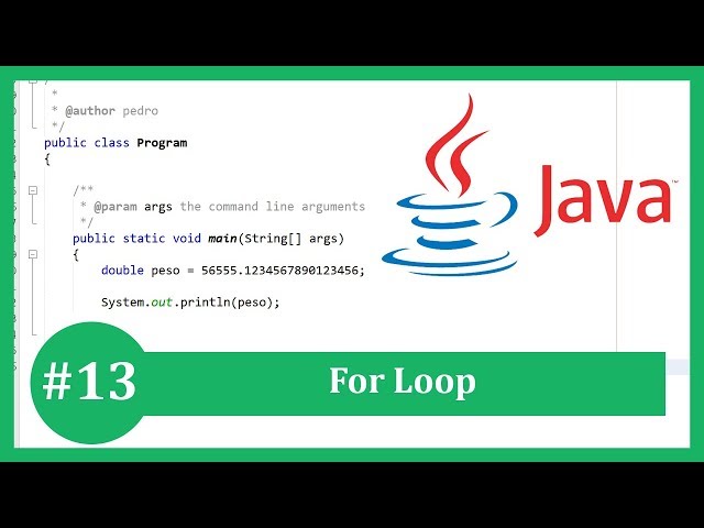 Tutorial de Java #13 - Loop For