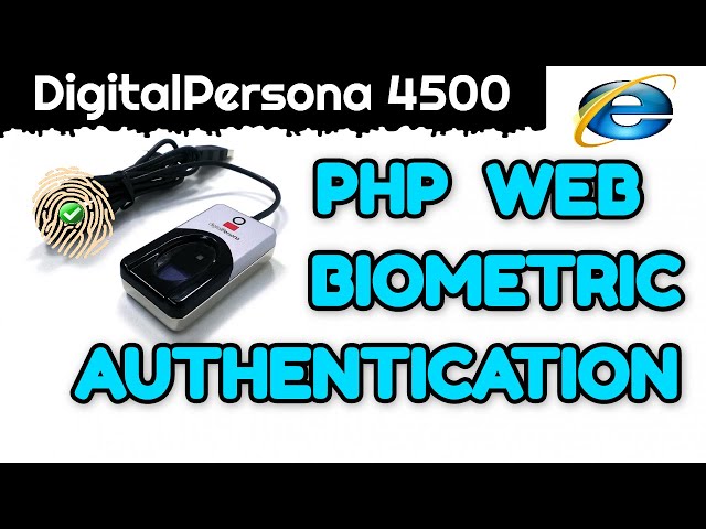 Web Biometric Finger Authentication DEMO using Internet Explorer 10
