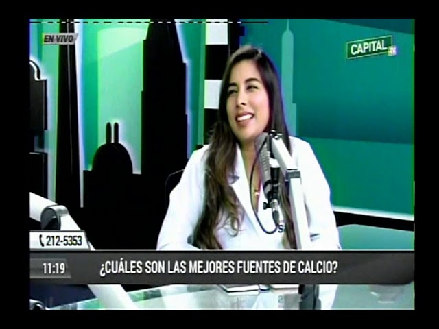 Cuáles son las mejores fuentes de calcio? / Licenciada Claudia Aguero/ Radio Capital.