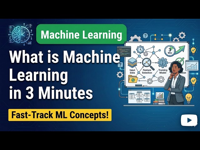 What is ML (Machine Learning) in 3 Minutes | Machine Learning Explained