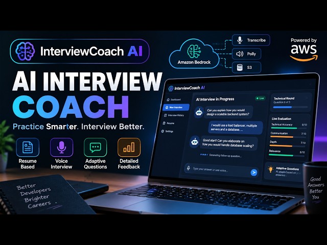 I Built an AI Interview Coach with AWS Bedrock 🚀 | InterviewCoach AIVideo Project 4