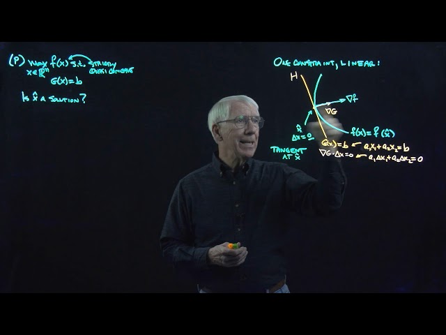 Lecture 34: Geometry of Constrained Optimization: Focus on Gradients