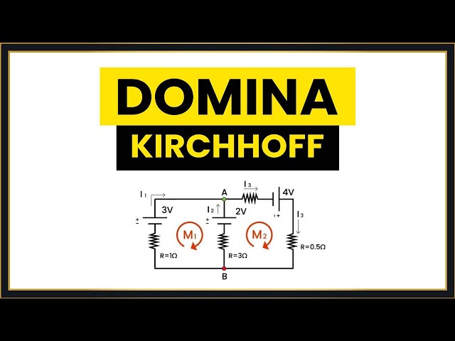 Leyes de KIRCHHOFF [Mallas y Nodos] en 20 minutos