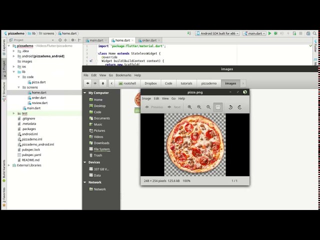 Flutter 41 - Pizza Ordering App