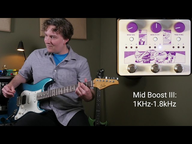 Ground Control Audio - Noodles Footswitchable 3-Band Boost