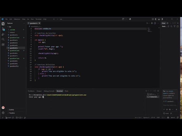 How to create functions in c programming part 2
