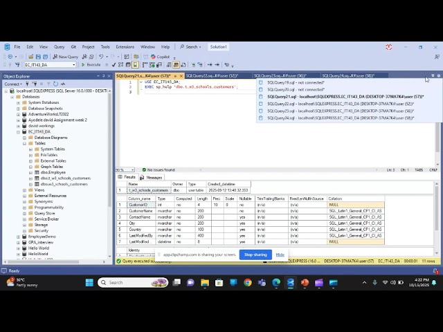 T SQL DATA