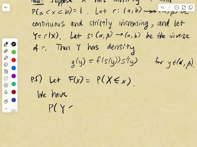 Function of a Random Variable