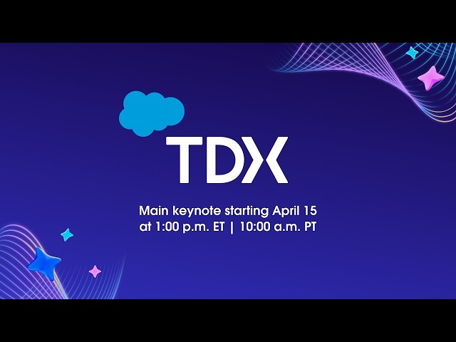 Build the Future with Salesforce Headless 360 | TDX 2026 Keynote Replay