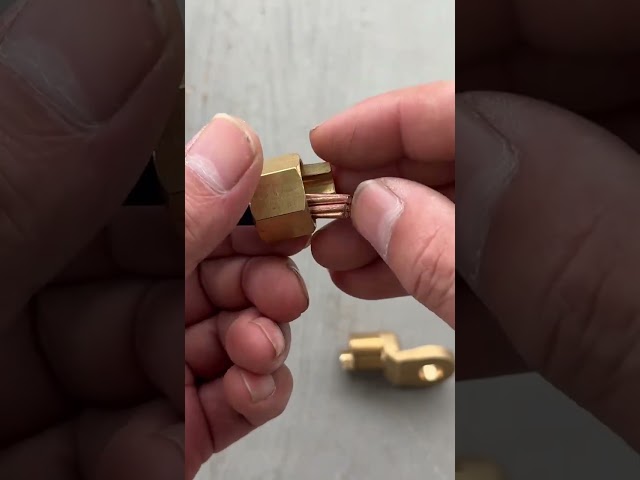 How to Properly Connect a Heavy-Duty Cable Terminal Lug🔧🔩 #shorts [ Parts : 35 ]