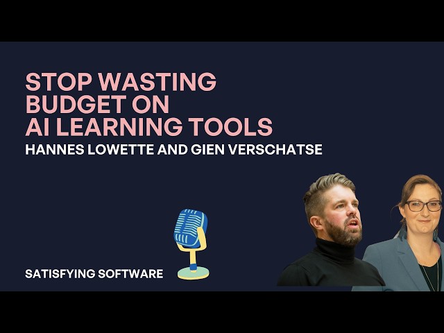 Learning and Development with Hannes Lowette