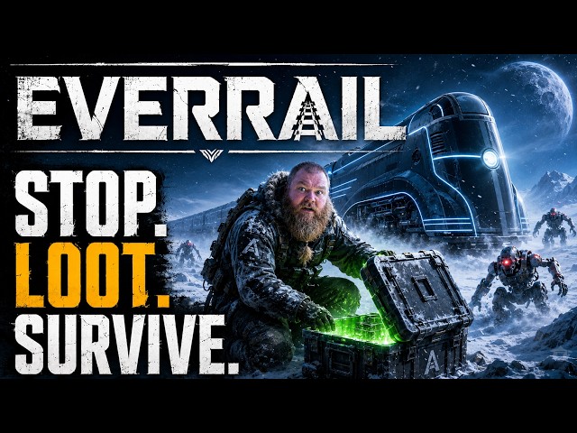 MOVE OR FREEZE: Surviving a Frozen Moon by Train | EverRail Demo Review