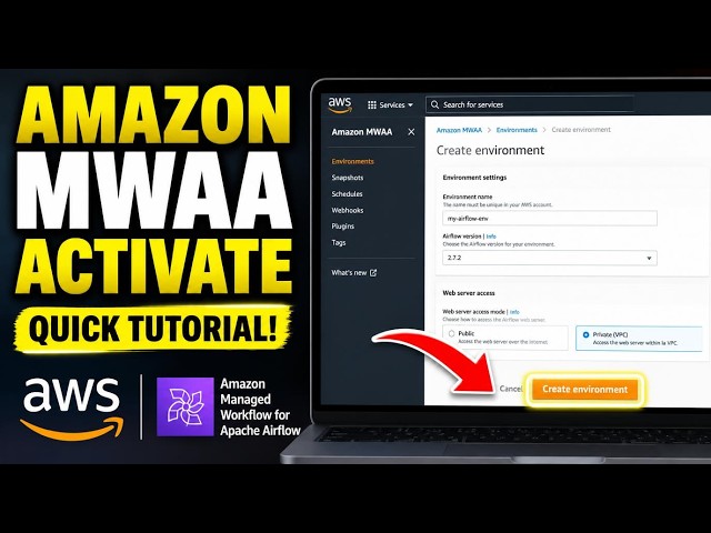 How to activate Amazon Managed Workflow for Apache Airflow UI - Quick Tutorial