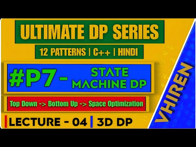 L4 - State Machine DP | Best Time to Buy and Sell Stock 4