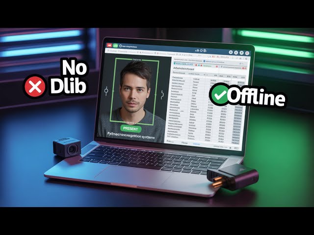 Build Face Recognition Attendance System in Python | No dlib | OpenCV Project