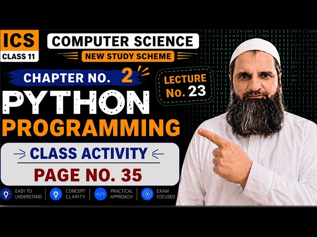 ICS 11th CS Lecture 23 | Modular programming | Class activity Page-35