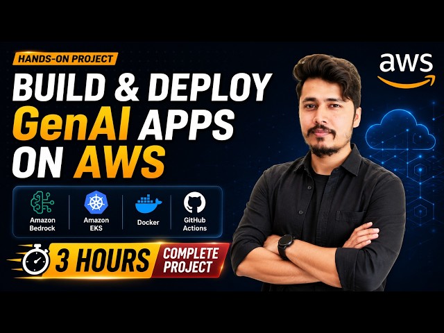 Build a Production-Ready GenAI App on AWS | Bedrock, EKS, Docker & CI/CD (Full Course)