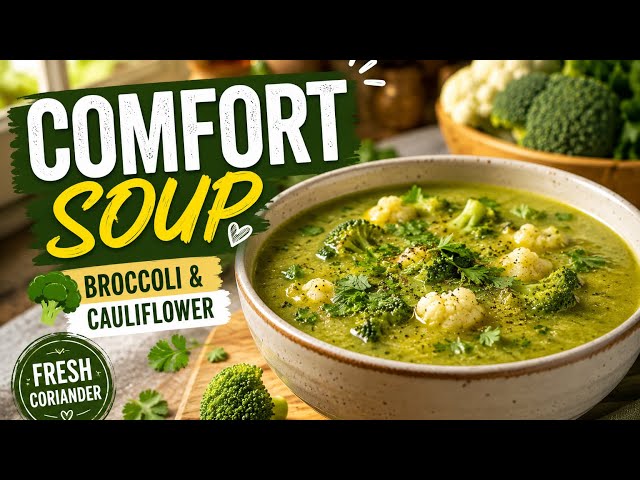 The Broccoli Soup Everyone Needs This Sunday 🥦✨ | Healthy Broccoli & Cauliflower Soup