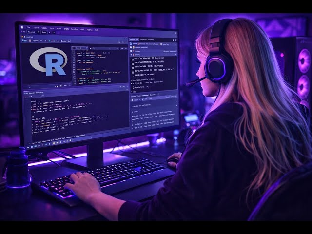 Learn Coding With Me! CutieRacerGirl Tries R! DataCamp Course