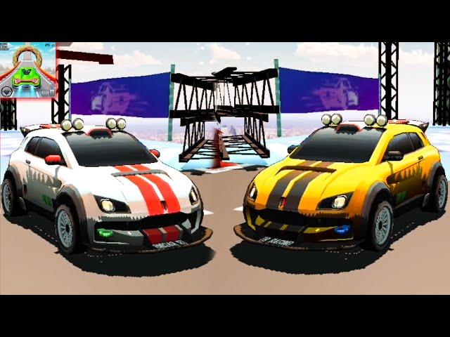 Ramp Car Stunts 3D YELLOW CAR UNLOCKED Gameplay iOS/Android